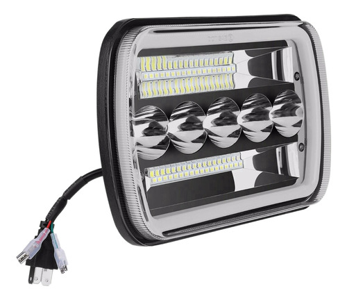 Led Hi-lo Beam Halo Drl De 5 X 7 Pulgadas, 7 X 6 Pulgadas Pa