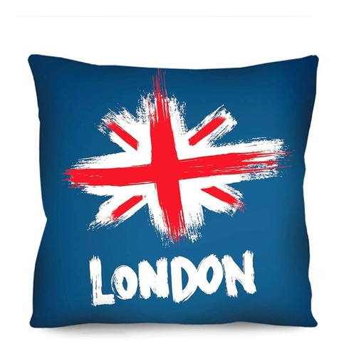 Capa De Almofada Decorativa Inglaterra Bandeira 42cm R1