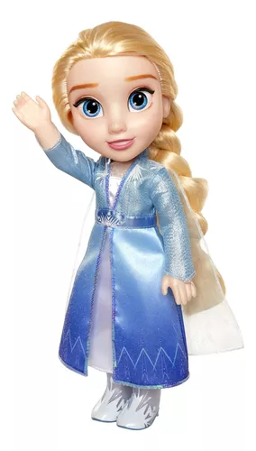 Boneca da Elsa Frozen 37cm Vestido De Luxo +De 3 Anos Mimo Toys