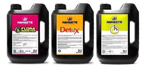 Pack Fertilizante Detox Ph- 2l  Trico+ 1100g Lavador Melaza