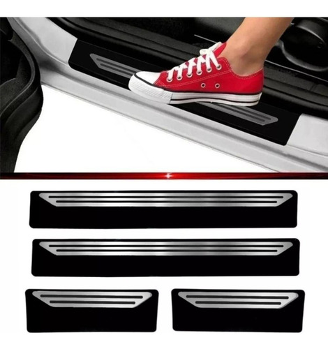Kit Soleira Proteção De Porta Impreza Gl 2.0 4x2 Mec. 1995