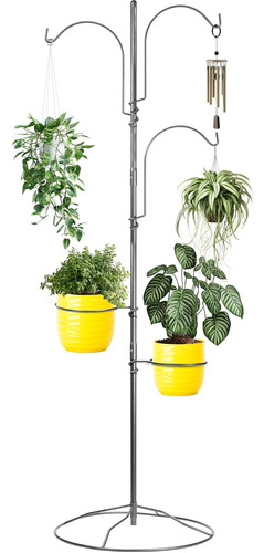 Soporte De Plantas Colgantes Interior Base Soporte  E C...