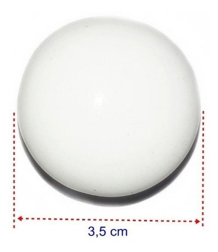 Tirador Pomo De Ceramica Blanco (vendo La Docena - Usados) (Usado)