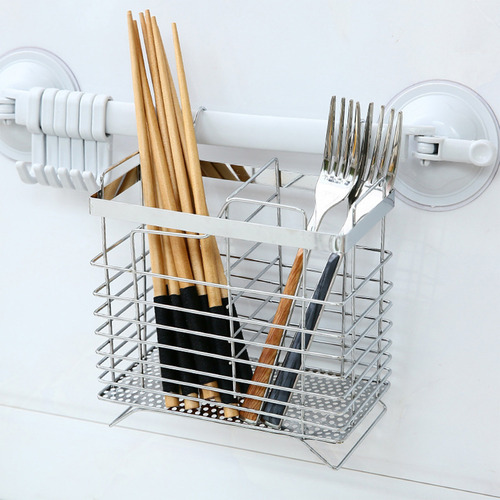 Caja De Almacenamiento De Palillos De Acero Inoxidable F Kit