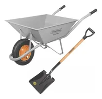 Comprar Carretilla Cuadrada Rueda Maciza  65lts. Tramontina + Pala 