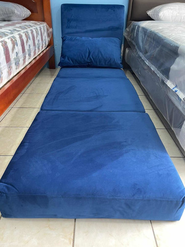 Imagen 3 de 7 de *sofas Camas 1 Plz + Almohada + Garantia + Cobija + Envio *