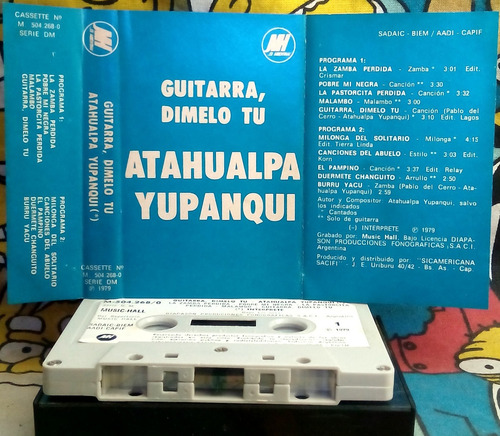 Atahualpa Yupanqui-guitarra, Dimelo Tu