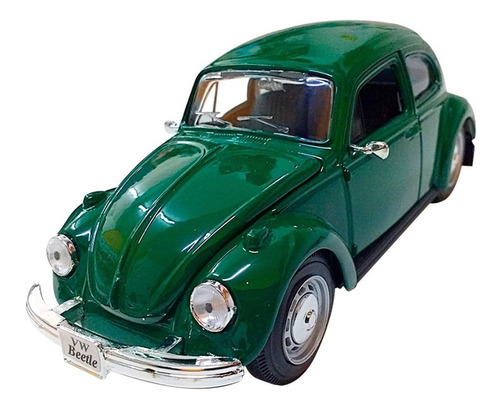 Imagen 4 de 6 de Volkswagen Beetle Escarabajo Maisto 1/24 Coleccion Metal