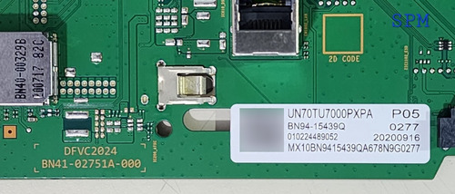 Main Board Samsung Para Un70tu7000pxpa