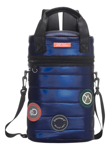 Bolso Matero Mochila Morral Ajustable Porta Termo Mate  