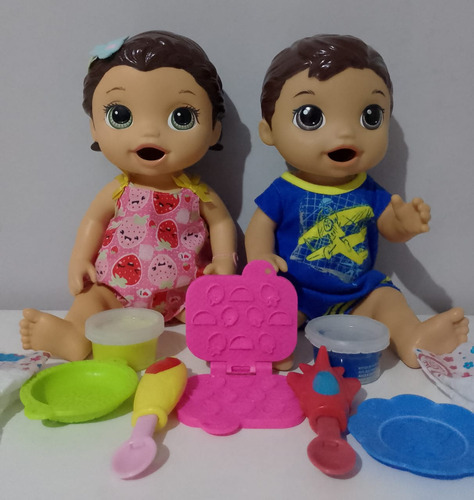 Baby Alive Lanchinho Divertido Gêmeos Laurinha E Filipinho 