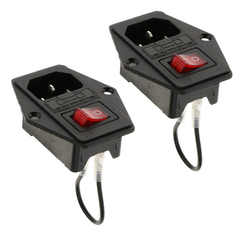 Imagen 1 de 6 de Interruptor De Fusible Del Enchufe Del Módulo De Entrada