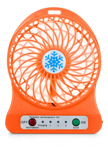 Miniescritorio B Portable Fans Con Luz Led Recargable Por Us