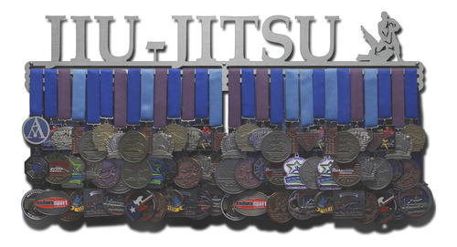 Allied Medal Hangers - Jiu-jitsu (30 Pulgadas De Ancho Con 3
