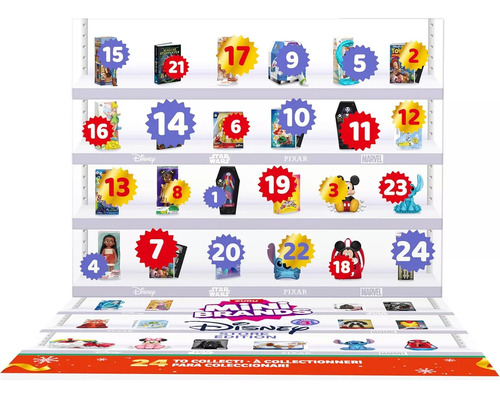 Zuru Mini Brands, Calendario De Adviento Disney.-
