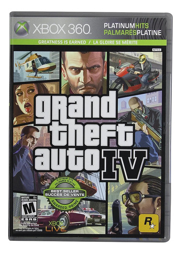 Gta 4 Original Xbox 360 Envio Rápido Frete Grátis   (Recondicionado)