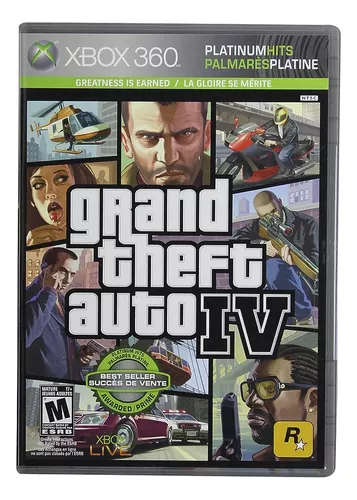 Jogo Gta 4 Xbox 360 Original Frete Grátis Envio Rápido