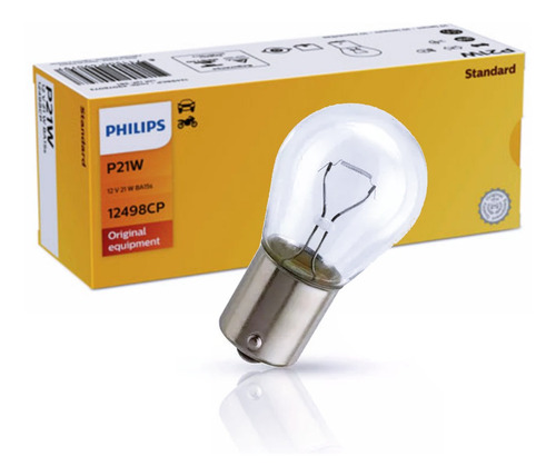 Lampada 1 Polo Philips 12v/21w Original - Caixa C/ 50