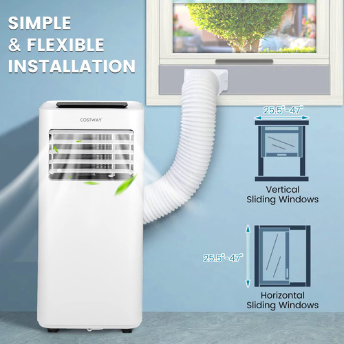 Aire Acondicionado Portátil 3 En 1 10000btu, Temporizador 24