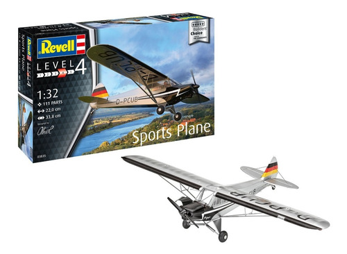 Piper Pa 18 Super Cub Sport Plane By Revell # 3835 1/32