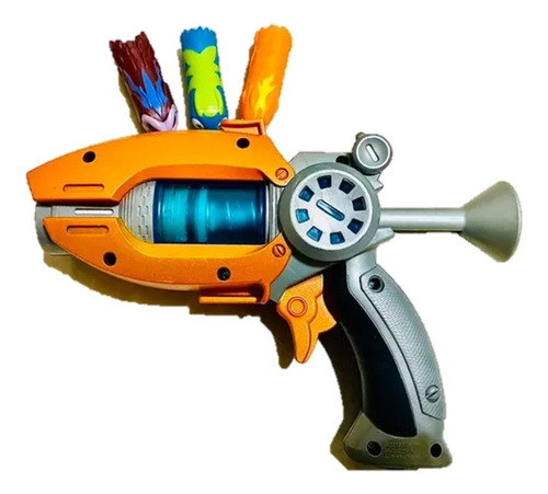 Bolsa Oppo Azul Y Púrpura De 22cm Pistola Slugterra De Jugu