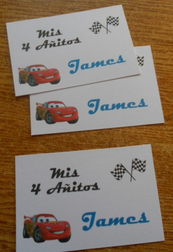 100 Tarjetas Personales Infantiles Personalizadas