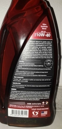 Imagen 4 de 4 de Aceite 10w40 Semi Sintetico