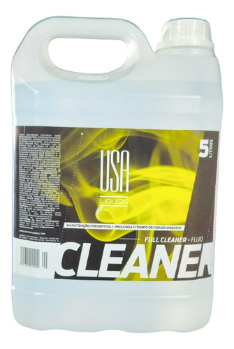 Fluido Para Limpeza Maquina De Fumaça Usa Cleaner 5 Litros Fragrância Inodoro USA Fluids