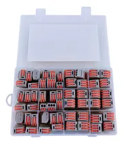 Comprar Kit Bornera Empalme Rápido Para Cables Conectores Eléctricos Fast Clip 2 Y 3 Polos X110 Piezas