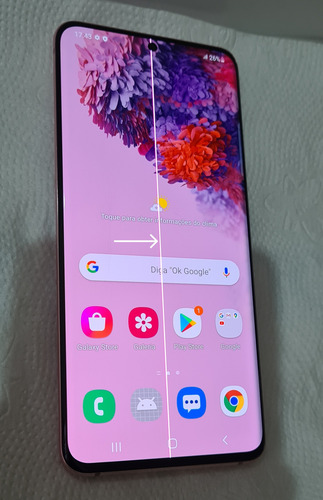 Samsung Galaxy S20 (normal) 128gb (com Linha Vertical) Rosa