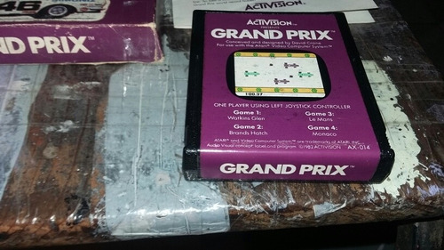 Cartucho Para Atari 2600 Grand Priix 