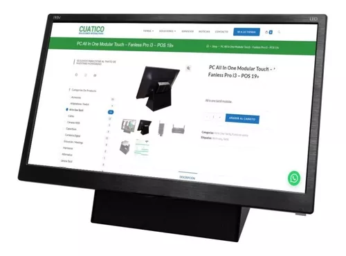 Monitor Táctil Resistivo 19» Hdmi Vga Touchscreen Kiosko Totem – CUATICO  Soluciones Interactivas