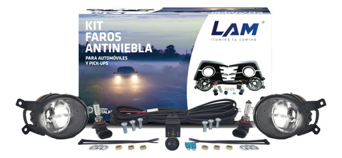 Kit De Faros Auxiliares Volkswagen Fox 15/19 Ambos Lados