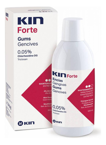 Enxaguante Bucal O Kin Forte 500ml Gengivite