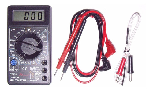 Tester Digital Megalite Dt838 Temperatura Buzzer Diodos 750v