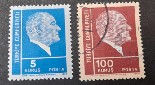 Sello Postal Turquia - Atartuk 1972