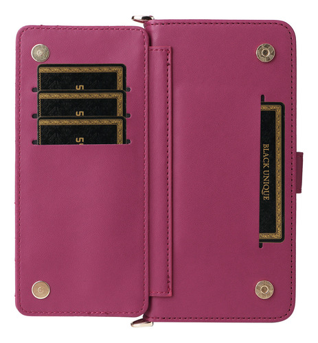 Funda Para Oppo F21 Pro 4g/reno7 4g/reno8 4g Con Tapa Tipo Cartera Con Correas Para Hombro Y Muñeca Y Soporte Con