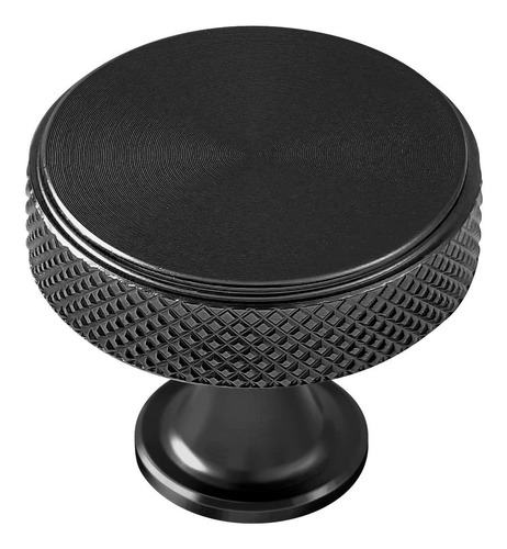 Cileytion 10 Pomo Negro Mate Tocador Para Cajon