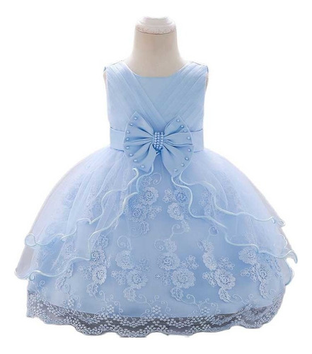 Vestido Tutú De Encaje Para Niña De Las Flores, Bodas, Baile