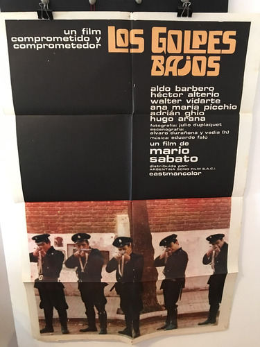 Afiche De Cine Original - Los Golpes Bajos