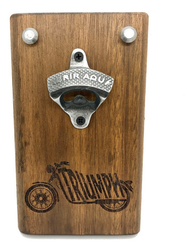 Destapador De Cerveza De Pared Con Imán Triumph