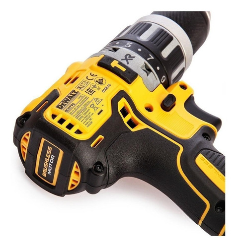 Imagen 3 de 6 de Taladro percutor atornillador inalámbrico de 13mm DeWalt DCD796 20V + accesorio