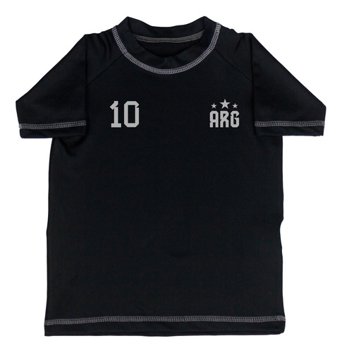 Remera De Agua Niño Equipos De Fútbol Messi Argentina Uv50