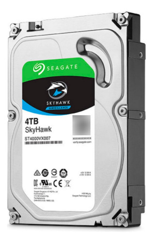 Disco Duro Interno Seagate Skyhawk 4tb Sata 6gb/s 256mb 3.5