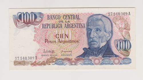 Billete Argentina 100 Pesos Bottero 2621 Sin Circular