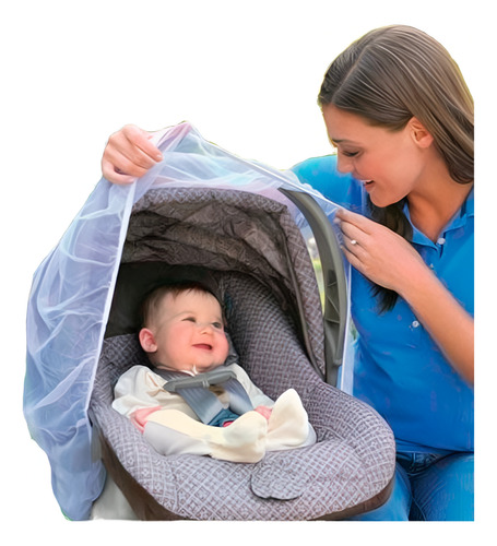 Mosquiteiro De Bebê Conforto Cor Branco