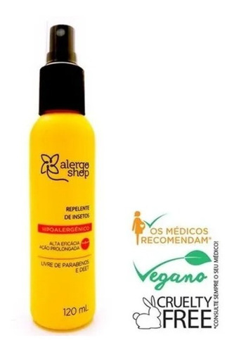Repelente Hipoalergênico Antialérgico Icaridina Alergoshop