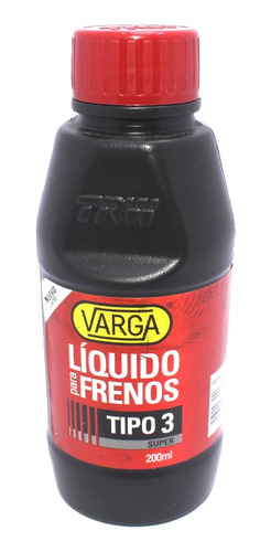 Liquido  De Freno  Dot3 200ml. Vargas