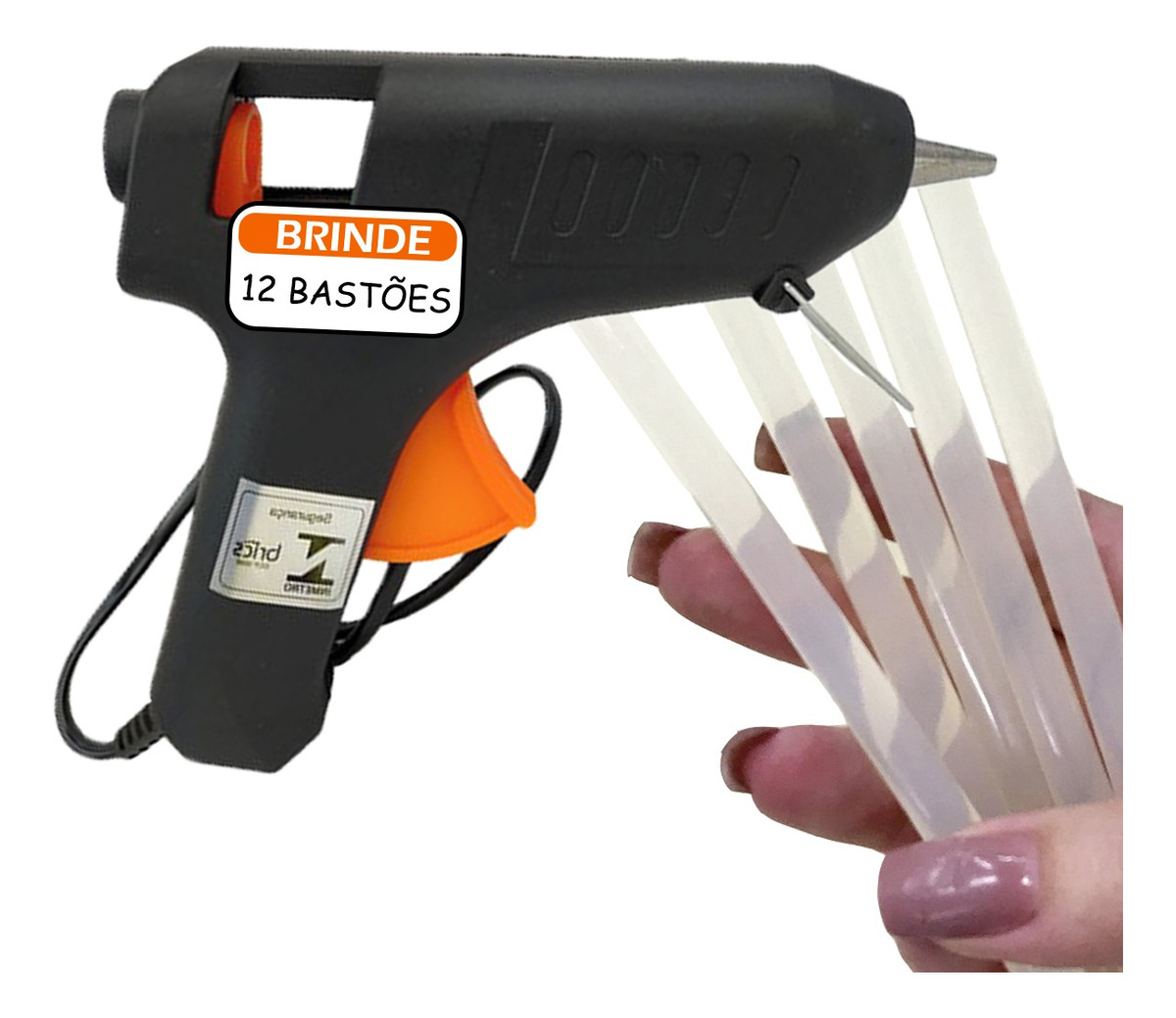 Pistolas de cola quente e de silicone elétricas mais vendidos de 2024: Revolver VBF e Profissional Vonder!
