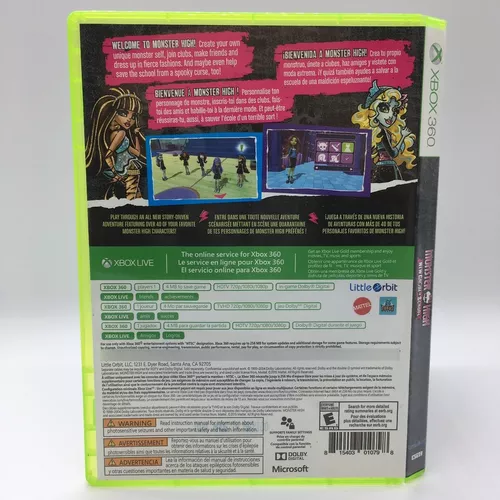 Monster High Xbox 360 Legendado, Jogo de Videogame Xbox 360 Usado 93633610